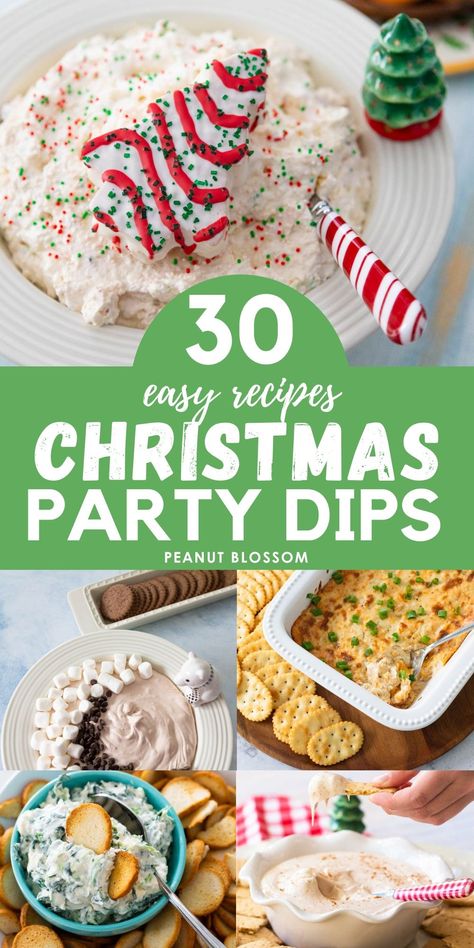 30 Christmas Party Dip Recipes Christmas Party Food Dips, Christmas Charcuterie Board Dips, Easy Sides For Christmas Party, Christmas Potluck Dips, Holiday Pitch In Food, Dip Platter Ideas Presentation, Best Christmas Appetizers Holidays, Christmas Chip And Dip Ideas, Christmas Veggie Dip