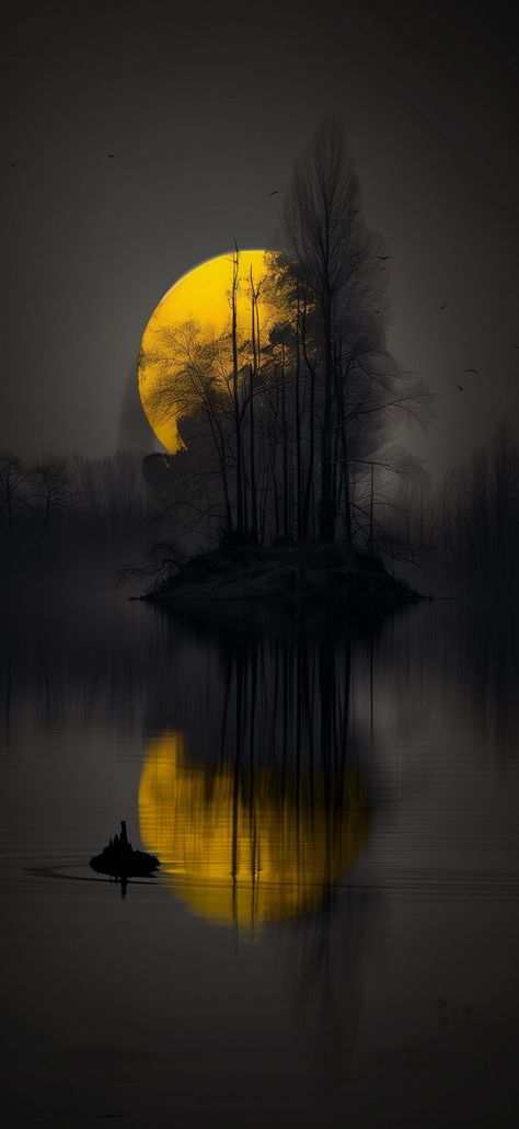 Aesthetic Glowing Wallpaper, Moon Landscape Aesthetic, Dark Nature Aesthetic Wallpaper, Iphone 16 Wallpaper, Android Wallpaper Dark, Uhd Wallpaper, Moonlight Photography, Beautiful Scenery Photography, Dark Nature Aesthetic