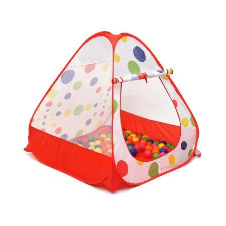 iCorer Young Kids Tents/Pop Up Play Tent Portable Folding Twist, Indoor and Outdoor Kid Playhouse Tent, Great Gift for Toddler, Easy to Setup, Safe and Sturdy, Balls Not Included, Red, Multi-Color Outdoor Kids Playhouse, Playhouse Tent, Kids Ball Pit, Teepee Play Tent, Toddler Outdoor, Kids Pop, Kids Play Tent, Kids Tents, Teepee Kids