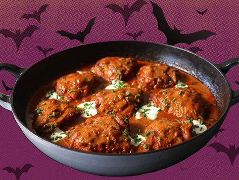 Meet Dracula’s Paprika Chicken: The Dish That’s Scary Good Hungarian Chicken Paprikash, Hungarian Chicken, Chicken Paprikash, Chicken Stroganoff, Chef John, Paprika Chicken, Food Wishes, Thigh Recipes, Chicken Stew