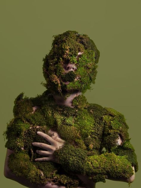 Environmental Photography, Growth And Decay, Green Man, Environmental Protection, Art Plastique, The Body, Art Inspo, A Man, Art Photography