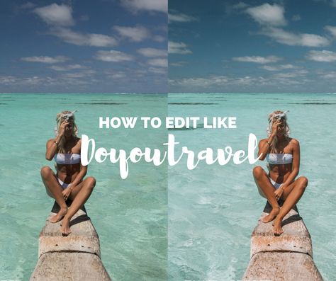 How to Edit Like DoYouTravel and GypseaLust - The Ginger Wanderlust Pastel, Vintage Editing, Earthy Vintage, Pastel Edit, Pastel Edits, Film Effect, Unedited Photos, Lightroom Presets Tutorial, Ocean Photos