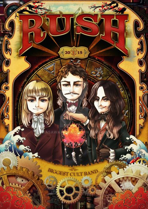 Band On Stage, Rush Albums, Led Zeppelin Poster, Band Artwork, Geddy Lee, Rush Band, Alex Lifeson, Neil Peart, 3 Man