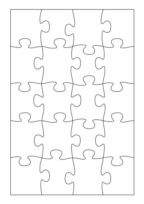 The wonderful 19 Printable Puzzle Piece Templates ᐅ Template Lab Pertaining To Blank Jigsaw Piece Template images below, is part … Blank Puzzle Pieces, Puzzle Piece Template, Pattern Block Templates, Easter Puzzles, Printable Crossword Puzzles, Puzzle Maker, Free Printable Puzzles, Large Puzzle Pieces, Make Your Own Puzzle