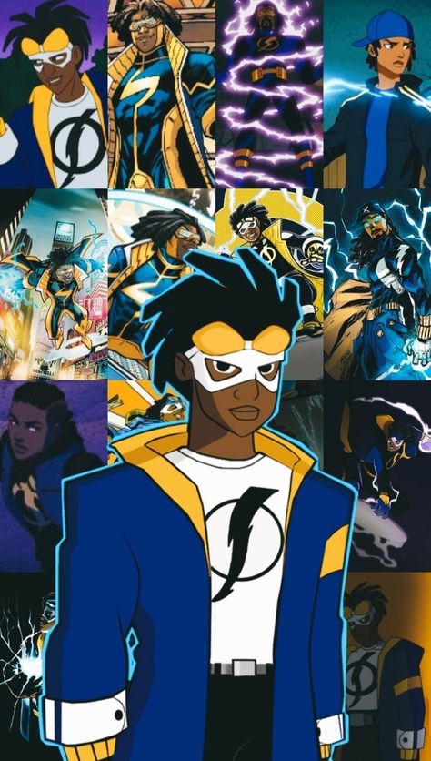 Virgil Hawkins Creator on Twitter: @Nacao_DC Static Shock Wallpaper, Static Shock Art, Virgil Hawkins, Static Shock, Dc Comics Wallpaper, Super Shock, Comic Villains, Black Comics, Arte Dc Comics