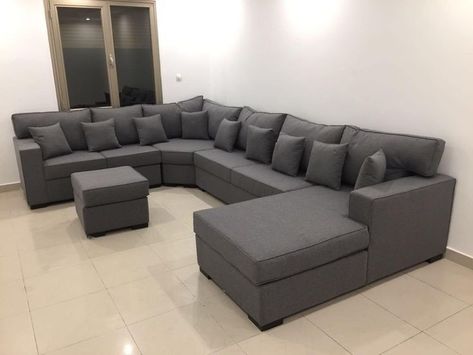 L-shaped sofa available DM for order #namaslay #namaslaycustomstore #namaslayproducts Sofa Cumbed Design, Sofa Bed For Small Spaces, Stylish Living Room Furniture, Sofa Couch Design, Sofa Bed Wooden, Luxury Sofa Living Room, Latest Sofa Designs, Luxury Sofa Design, Corner Sofa Design