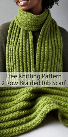 Rib Scarf Knitting Pattern, Braided Knitting Pattern, Ribbed Scarf Knitting Patterns Free, Free Knitting Patterns For Scarfs, 2 Color Scarf Knitting Patterns, Simple Scarf Knitting Pattern Free, Aran Scarf Pattern Free, Ribbed Scarf Knitting Pattern, Rib Knit Scarf Pattern Free