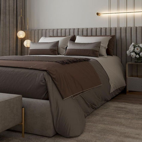 Cama estofada com cabeceira sob medida: uma opção moderna e elegante! Feita sob medida para o seu colchão 🥰 Peça seu orçamento clicando no link da bio ou via direct. Bedroom Luxury Design, Cama King, Luxurious Bedrooms, Luxury Design, Boutique, Bedroom, On Instagram, Instagram, Design