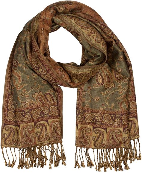 Double Layer Jacquard Paisley Pashmina Shawl / Wrap / Stole - Celadon Green - C11165EYDTL - Scarves & Wraps, Wraps & Pashminas  #SCARVES #WRAPS #fashionwomen #outfits #winter #Wraps & Pashminas Champagne Color Dress, Evening Wraps, Fur Wrap, Celadon Green, Wrap Scarf, Eclectic Fashion, Pashmina Shawl, Fashion Inspiration Design, Pashmina Scarf