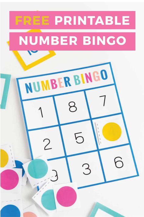 Download this free number bingo set help children learn and recognize numbers. Designed to use a small range of numbers 0-10, these printable bingo cards are perfect for preschool or kindergarten age kids! Design Eat Repeat, Number Bingo, Printable Bingo Cards, Free Printable Bingo Cards, Bingo For Kids, Free Printable Numbers, Printable Games For Kids, Bingo Set, Bingo Cards Printable