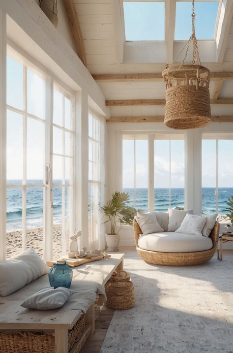 Old Beach House Aesthetic, Old Beach House, Beach House Aesthetic, Beach House Interior Design, Coastal Beach House, Beach Bungalow, Surf Shack, Beach House Interior, Beach Bungalows