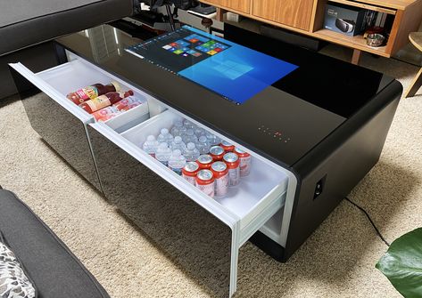 Smart Table, Decor Ideas Kitchen, Tech Home, Touch Table, Smart Home Design, Smart Appliances, Smart Home Technology, Home Tech, Home Technology