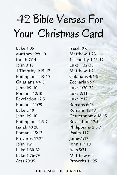 42 bible verses for christmas cards Best Christmas Bible Verses, Christian Christmas Verses, Christmas Themed Bible Verses, Christmas Card Bible Verses, Bible Verse For Christmas Card, Bible Verses For Christmas Cards, Christmas Bible Verse Scriptures, Christmas Verses Bible, Christmas Verses For Cards