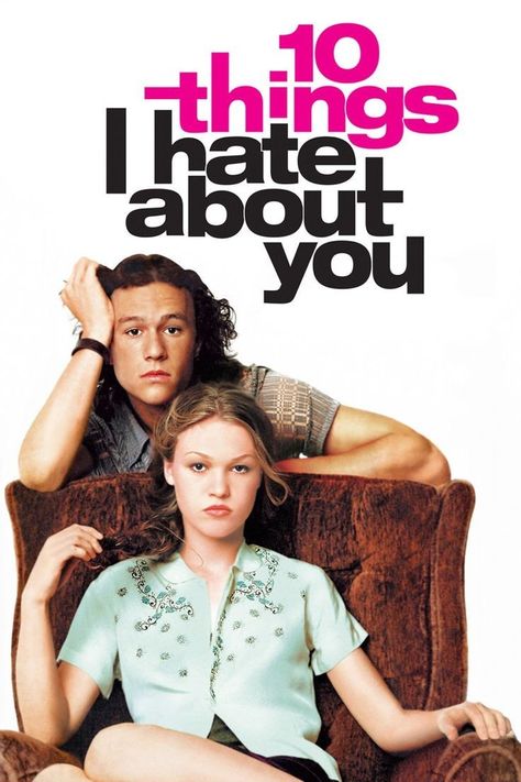 Best Teen Movies, Romcom Movies, 10 Things I Hate About You, Comedy Movie, Teen Movies, Older Sister, Heath Ledger, Love Movie, Popular Movies