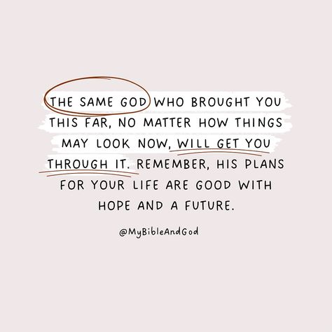 Whether you’ve experienced God’s guidance and blessings in the past or not, you can trust that He will continue to support you, even in difficult times. Receive this short message of faith, hope, and reassurance in God’s plans for your life. Be encouraged in your faith and trust in God’s faithfulness and His ability to guide and protect you through life’s challenges. 👉 “For I know the plans I have for you, declares the Lord, plans for welfare and not for evil, to give you a future and a hop... Godly Positive Quotes, Not For You Quotes, Scriptures For Wisdom, Bible Verses About Gods Plan For You, Bible Scriptures For Encouragement, Guidance From God, Faith Encouragement Quotes, Bible Verses For Difficult Times, God’s Protection