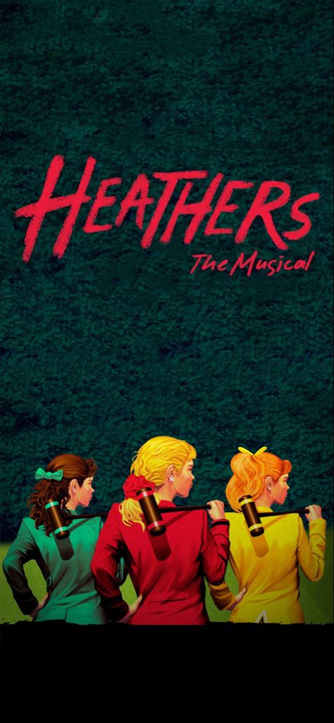 Heathers The Musical Poster, Heathers Wallpaper Aesthetic, Heathers The Musical Wallpaper Iphone, Heathers Poster Musical, Heathers Musical Wallpaper, Musical Theatre Wallpaper Iphone, Heathers Wallpaper Iphone, Heathers Background, Heathers The Musical Wallpaper