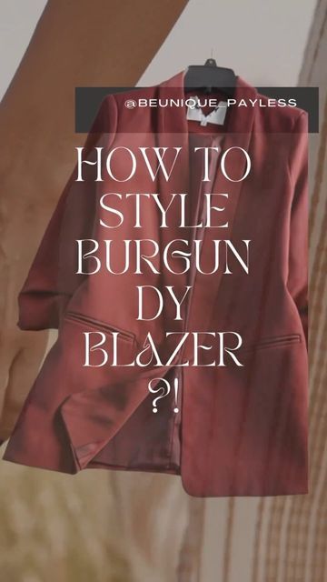 Burgandy Blazer Outfit Classy, Cranberry Blazer Outfit, Wine Blazer Outfits For Women, Burgandy Blazer Outfits For Women, Maroon Blazer Outfits For Women, Wine Blazer Outfit, Burgundy Suit Women Outfit, Burgandy Blazer Outfit, Maroon Blazer Women