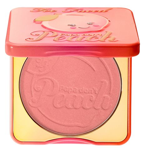 80s Makeup Products, Too Faced Sweet Peach, 80s Makeup, Makeup 2017, Cheek Makeup, Natural Blush, Eye Makeup Brushes, Peach Blush, High End Makeup