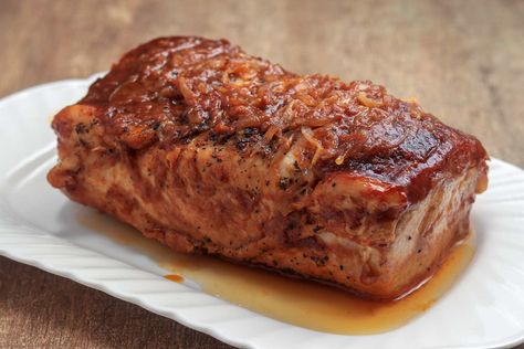 Easy Slow Cooker Pork Loin Barbecue Tenderloin Recipes Oven, Barbecue Pork Loin, Crockpot Pork Loin, Slow Cooker Pork Loin, Barbecue Recipe, Slow Cooker Pork Roast, Pot Roast Crock Pot Recipes, Pork Loin Roast Recipes, Pork Loin Recipes