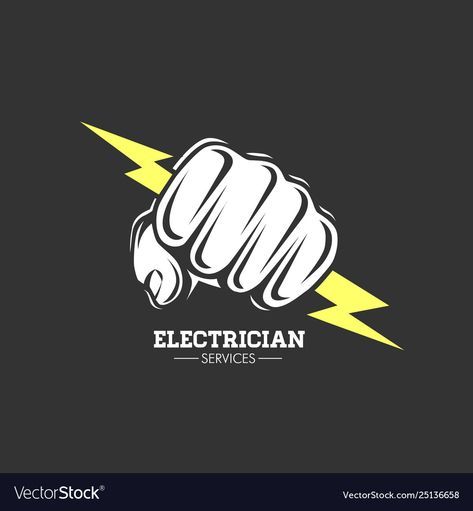 Electrical Services Logo, Electrician Wallpaper, Electrician Logo Design, Electricity Illustration, Electric Logo Design, Iti Electrician, Electrical Logo, Electricity Logo, Electric Image