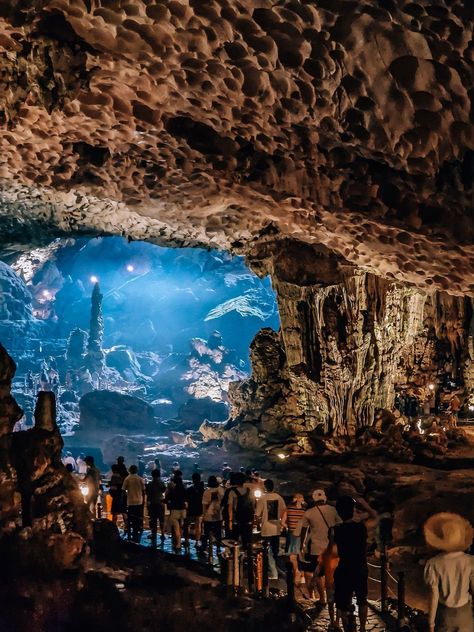 Discover the most incredible Vietnam Caves with this guide to the top caves in Vietnam. Perfect for thrill-seekers and curious travellers, including the location, cost to visit and how to get there. | caves in vietnam | vietnam cave son doong | vietnam cave worlds largest | phong nha cave vietnam | paradise cave vietnam | hang son doong cave vietnam | mua caves vietnam | vietnam caving | unique things to do in vietnam | biggest cave in the world vietnam | cave expeditions vietnam Hang Son Doong Cave Vietnam, Vietnam Cave, Son Doong Cave, Vietnam Cruise, Halong Bay Cruise, Cruise Tickets, Halong Bay Vietnam, Vietnam Itinerary, Ha Long Bay