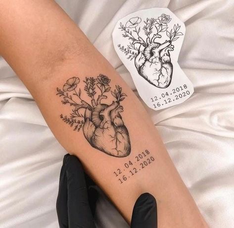 Ribs Tattoo, Anatomical Heart Tattoo, Mommy Tattoos, Sharpie Tattoos, Mother Tattoos, Pretty Tattoos For Women, Fish Tattoo, Zodiac Tattoo, Instagram Tattoo