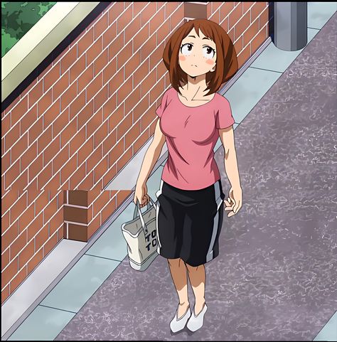 Street Clothes, New Retro Wave, Ochako Uraraka, Hero Costumes, Retro Waves, Boku No Hero Academia Funny, Japanese Manga Series, Art Base, Character Sheet