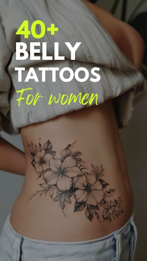 🌸 Looking for stunning belly tattoo inspiration? Check out these gorgeous designs perfect for women! From delicate florals to intricate mandalas, find the perfect ink to flaunt your style and confidence. #BellyTattoo #TattooIdeas #TattooInspiration #WomenWithTattoos Belly Tattoo Ideas, Lower Stomach Tattoos For Women, Lower Belly Tattoo, Tattoo On Hip Bone, Belly Button Tattoos, Side Stomach Tattoos, Abdomen Tattoo, Belly Button Tattoo, Lower Stomach Tattoos