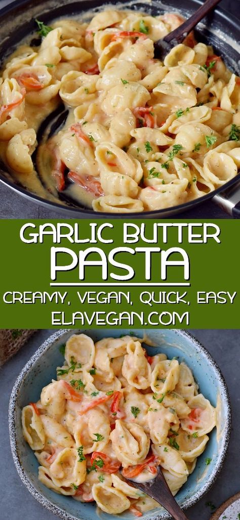 Vegan Garlic Butter, Garlic Butter Pasta, Vegan Sauce, Diy Cheese, Pasta Easy, Butter Pasta, Dairy Drinks, Summer Grilling, Milk Recipes