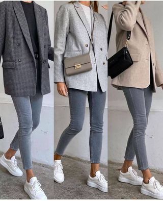 All Posts • Instagram Business Casual Outfits, Capsule Wardrobe Women, Outfit Elegantes, Looks Jeans, Casual Outfit Inspiration, Mode Casual, Ținută Casual, Outfit Combinations, Blazer Outfits