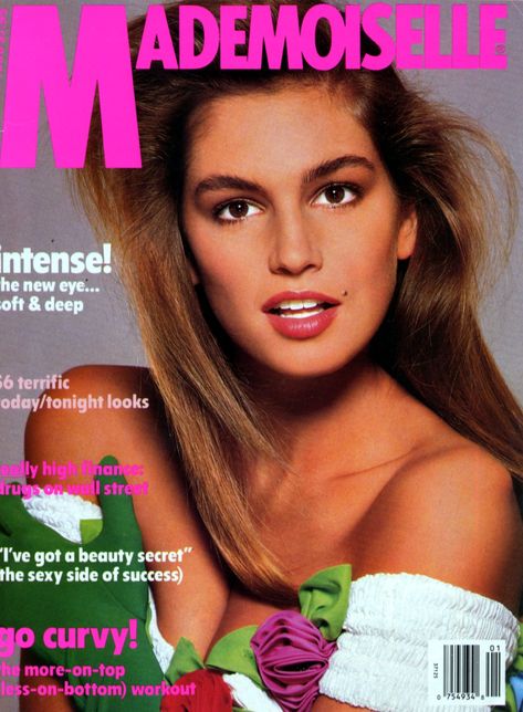 Mademoiselle Magazine, 1980's Fashion, Crop Pullover, The Eighties, Bottom Workout, 80s And 90s Fashion, Fashion Magazine Cover, Cool Magazine, Richard Avedon