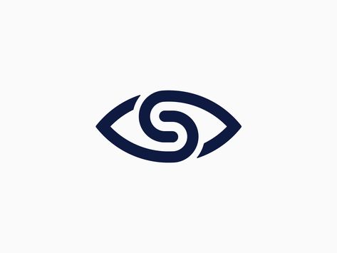 Eye S - Logo Eye Logo Design Ideas Creative, Logo Graphiste, Lg Logo, Logo Eye, Hospital Logo, Clinic Logo, S Logo Design, Eye Logo, Logo Design Process