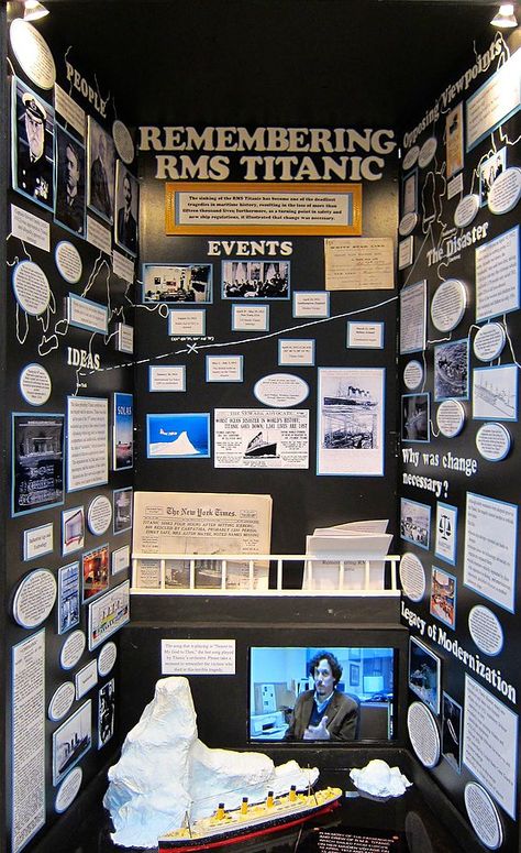 Nhd Exhibit Boards, History Fair Boards, History Fair Projects, World History Projects, National History Day, Titanic History, Boards Ideas, Literary Posters, Creative School Project Ideas