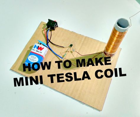 How to Make a Miniature Tesla Coil: Tesla coil is a radio frequency oscillator that drives an air-core double-tuned resonant transformer to produce high voltages at low currents.Tesla's original circuits as well as most modern coils use a simple spark gap