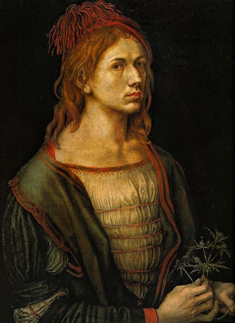 Albrecht Dürer - Self-Portrait, 1493 at the Louvre Museum Paris France | Flickr : partage de photos ! 1400 Fashion, Lucian Freud, Jan Van Eyck, Albrecht Dürer, Hieronymus Bosch, Albrecht Durer, Woodcuts Prints, German Art, Louvre Paris