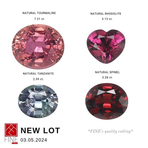 FINE's quality standards, ensuring maximum brilliance and fire. Browse our entire collection to discover a variety of natural gemstones, including tourmaline, rhodolite garnet, tanzanite, and spinel, perfect for inspiring your next jewelry creation. 📍 Mark your calendars for May 3rd and be the first to claim your favorites 📍 #finecoltd #finecoltd #gemaround #gemstones #gems #gemsforsale #jewelry #precisioncutting #gemscutter #gemcutting #gemstone #craftmanship #naturalgemstone #redgarnet #... Rhodolite Garnet, Red Garnet, Jewelry Creation, Tourmaline, Garnet, Natural Gemstones, Gems, Gemstones, Quick Saves