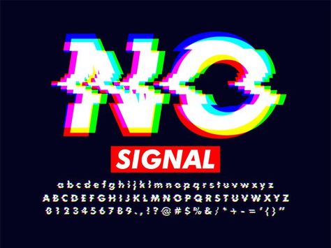 Distorted Glitch Font Effect With RGB Color Profile Picture For Fb, Glitch Art Design, Glitch Font, Glitch Text, Font Effect, Typography Love, Title Design, Brand Fonts, Alphabet Poster