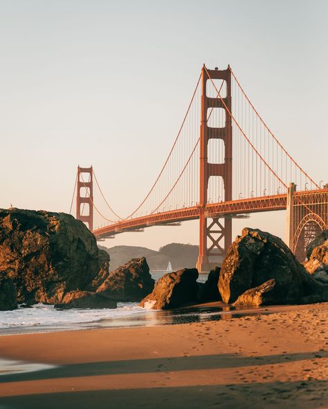 The Golden Gate Bridge from Marshall's Beach, San Francisco, California City Car, Golden Gate Bridge Photography, Beach San Francisco, Bridge Photography, The Golden Gate Bridge, White Car, Hotel Motel, Posters Framed, Image House