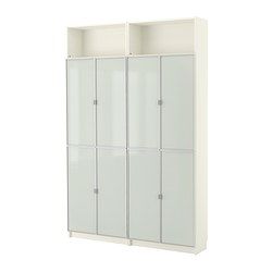 BILLY /  MORLIDEN bookcase, white Width: 63 " Depth: 11 " Height: 93 1/4 " Width: 160 cm Depth: 28 cm Height: 237 cm Small Billy Bookcase With Doors, Billy Bookcase Height Extension, Billy Bookcase White With Birch Doors, Ikea Billy Bookcase White, Billy / Oxberg Ikea, Walk Through Closet, Ikea Bookcase, Ikea Bookshelves, Bookshelves In Living Room