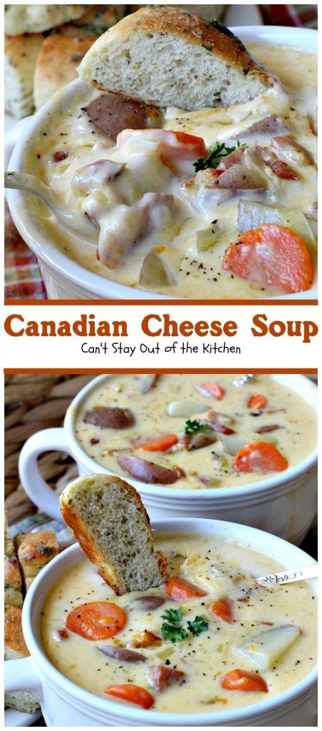 Ham And Cheese Soup, Soup Bacon, Crockpot Soup, Cheese Soup Recipes, Potatoes Carrots, Canadian Food, Soup And Stew, Cheese Soup, Favorite Comfort Food