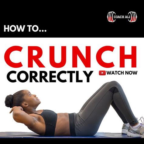 Are you doing crunches correctly? In this helpful video, Coach Ali shows you how to properly perform crunches to help tone and strengthen your ab muscles. You'll learn the correct form, breathing techniques, and common mistakes to avoid for maximum results. Whether you're a beginner or an experienced fitness enthusiast, this video is perfect for anyone looking to improve their core strength. So, get ready to get those abs in shape with Coach Ali's expert guidance. #absworkout #crunches #CoachAli Muscles, Upper Body, How To Crunches, Ab Muscles, Ab Crunch, Breathing Techniques, Core Strength, Upper Body Workout, Abs Workout