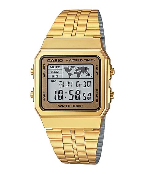 A500WGA-9 | CASIO Casio F91w, Casio Vintage Watch, Watches Digital, Casio Digital, Digital Wrist Watch, Mens Digital Watches, Casio Vintage, Casio Classic, Time Alarm