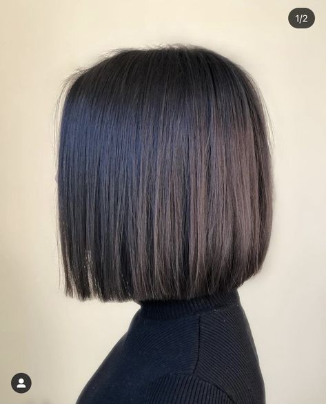 Hair Dye Tips, Short Dark Hair, Chin Length Hair, Bob Haircut For Fine Hair, Shot Hair Styles, Haircuts For Medium Hair, Haircuts Straight Hair, Hair Color And Cut, Sleek Hairstyles