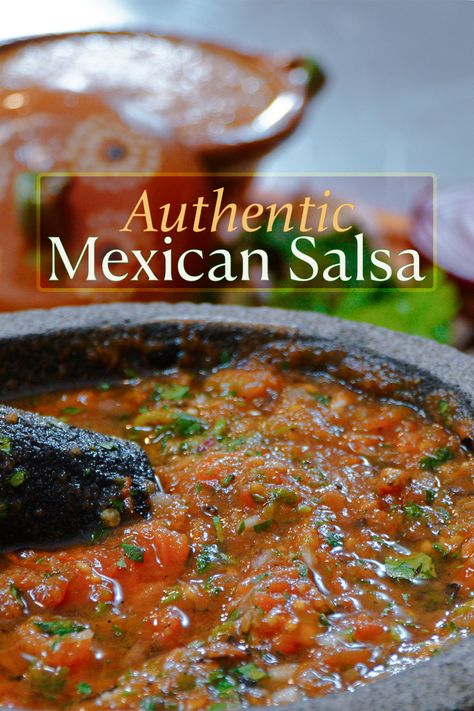 Molcajete Salsa Recipe, Mexican Red Salsa, Authentic Salsa Recipe, Mexican Salsa Recipe, Red Salsa Recipe, Authentic Mexican Salsa Recipe, Authentic Salsa, Authentic Mexican Salsa, Homemade Horseradish