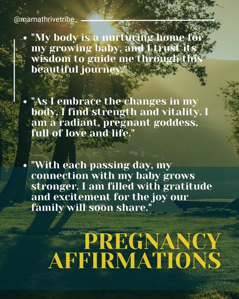 In the second trimester, my body is a nurturing haven for my little one. Trusting in the journey, love flows unconditionally. 🤰✨ #PregnancyAffirmation #MotherhoodJourney #GrowingTogether #SecondTrimesterMagic #hypnobirthing #pregnancy #thirdtrimester Pregnancy Affirmations Second Trimester, Pregnancy Affirmations Third Trimester, 1st Trimester Pregnancy, Pregnancy Facts, Pregnancy Affirmations, 1st Trimester, Second Trimester, Trimesters Of Pregnancy, Motherhood Journey