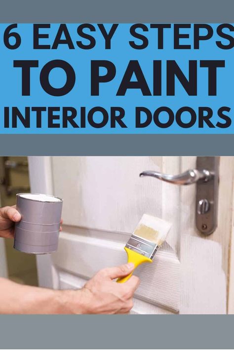 How to Paint Interior Doors Like a Pro Paint Interior Doors, How To Paint Interior Doors, Cupboard Painting, House Painting Tips, Most Popular Paint Colors, Painted Interior Doors, Popular Paint Colors, Tape Painting, Paint Tray