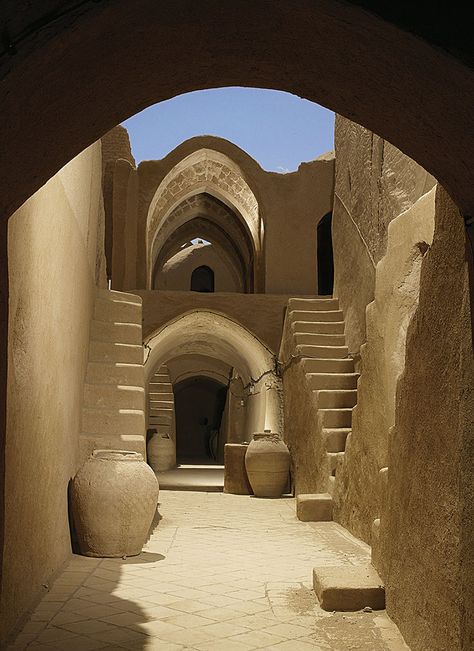 Yazd, Iran - Saryazd citadel - inside Iranian Architecture, Persian Architecture, Iran Travel, Persian Culture, Vernacular Architecture, Ancient Architecture, Tehran, Islamic Architecture, Beautiful Buildings