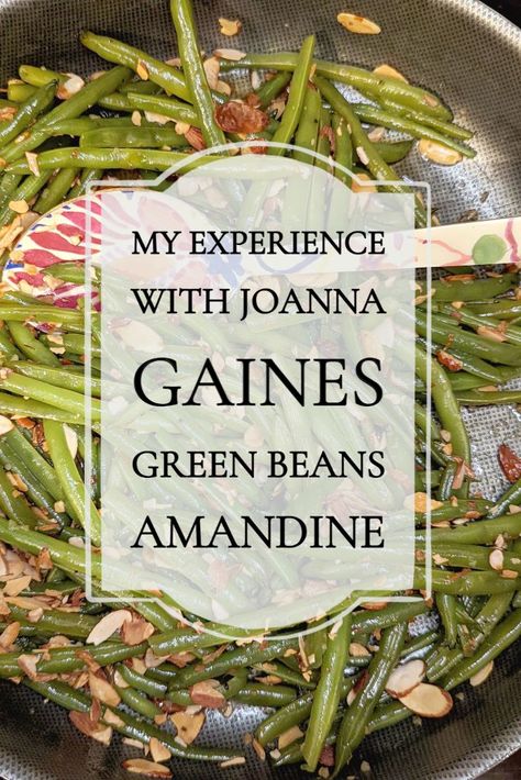 Green Beans Amandine, Recipes For Hosting, Mashed Potatoes Recipes, Mashed Potatoes And Green Beans, Joanna Gaines Kitchen, Magnolia Table Recipes, Joanna Gaines Recipes, Chicken Mashed Potatoes, Chicken Green Beans