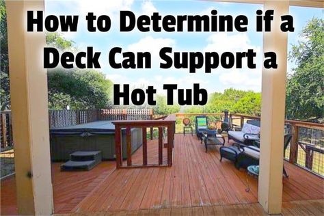 Hot Tub Deck Design, Small Hot Tub, Building A Floating Deck, Small Backyard Design Layout, Deck Supports, Deck Framing, Diy Hot Tub, Tub Enclosures, Hot Tub Deck