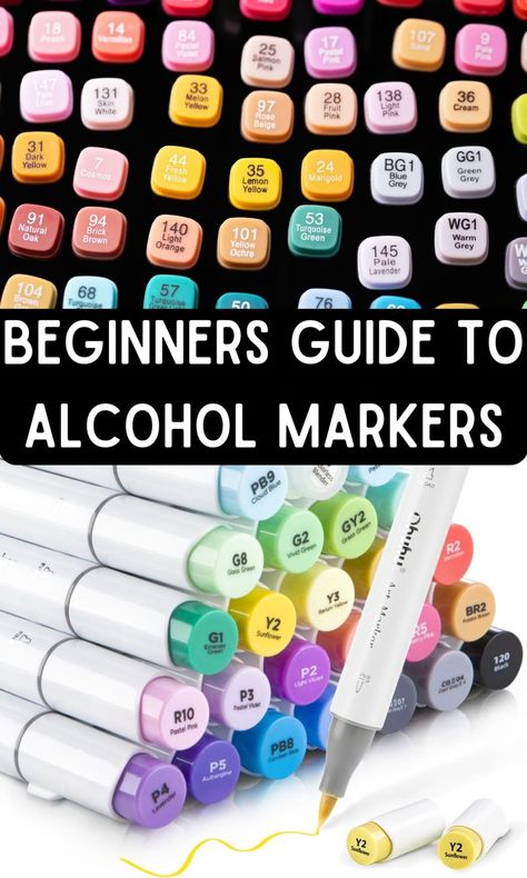 The Best Alcohol Markers for Beginners Alcohol Marker Tips And Tricks, Coloring Tips Alcohol Markers, How To Colour With Alcohol Markers, Best Markers For Coloring, Alcohol Markers Coloring Techniques, Coloring Tips Markers, How To Shade With Alcohol Markers, Best Markers For Drawing, Good Markers For Drawing